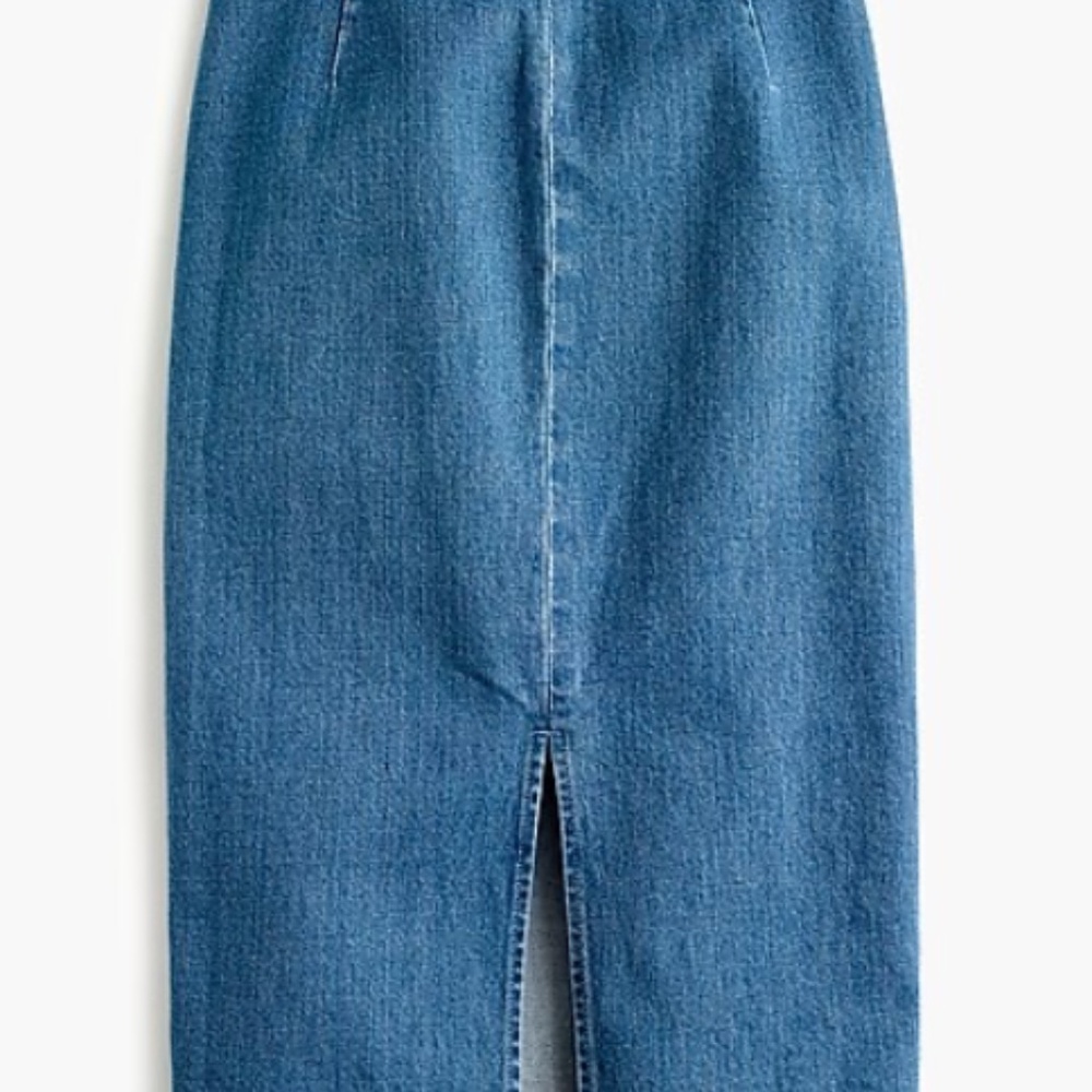 J. Crew Denim pencil skirt in frosty sky wash size 27